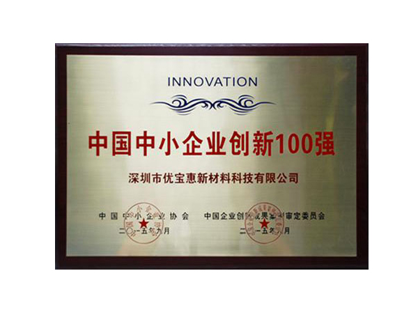 China's Top 100 SME Innovation